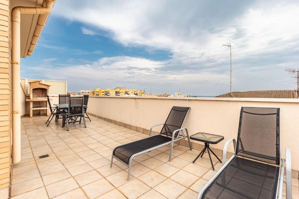 PeñíscolaAtico Con Terraza Y Piscinaアパートメント エクステリア 写真